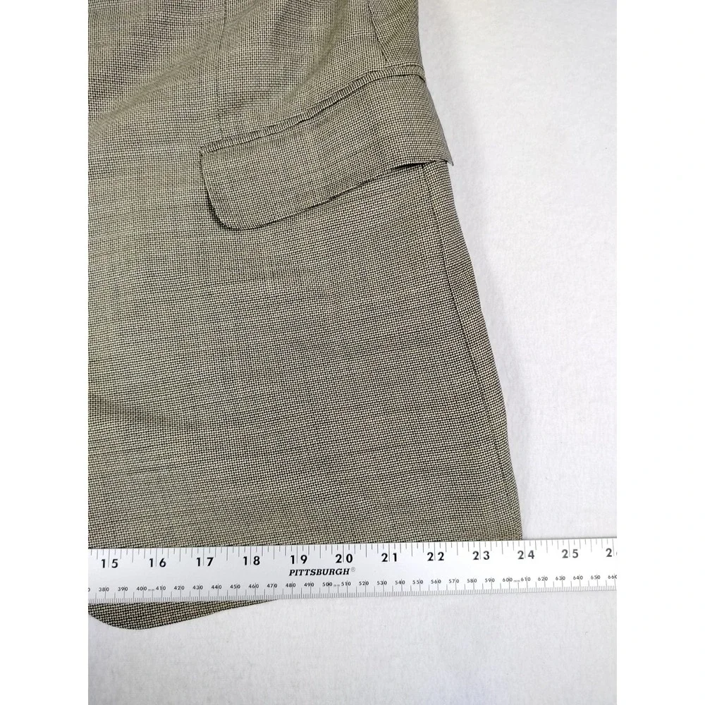 Ermenegildo Zegna Blazer Men's 45 Light Green High Performance Corpcore Workwear